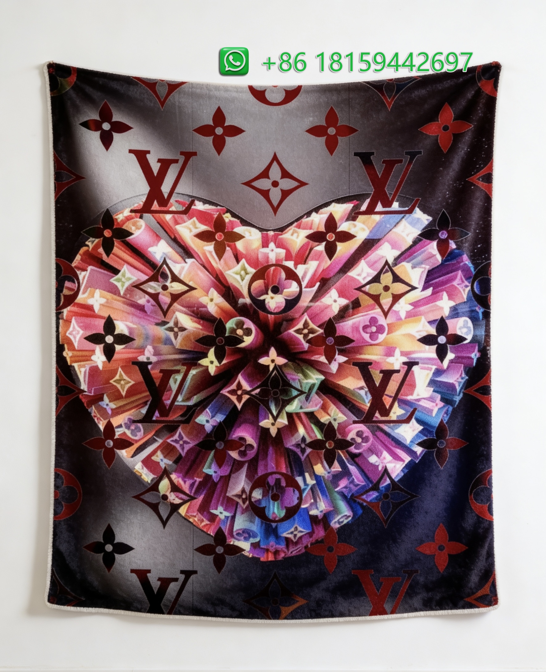 Louis Vuitton Throw Blankets